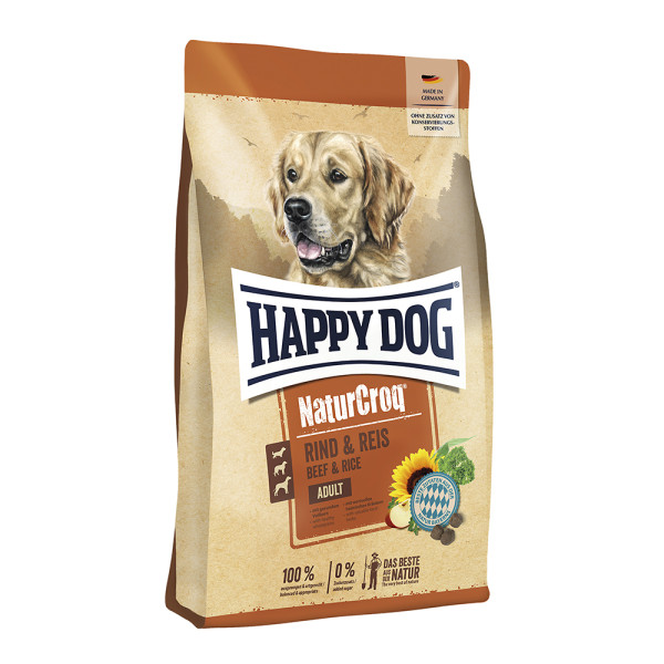 Happy Dog NaturCroq Rind & Reis