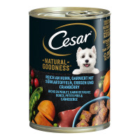 Cesar Natural Goodness Reich an Huhn mit Süßkartoffeln, Erbsen & Cranberry Cesar Natural Goodness Reich an Huhn mit Süßkartoffeln, Erbsen & Cranberry
