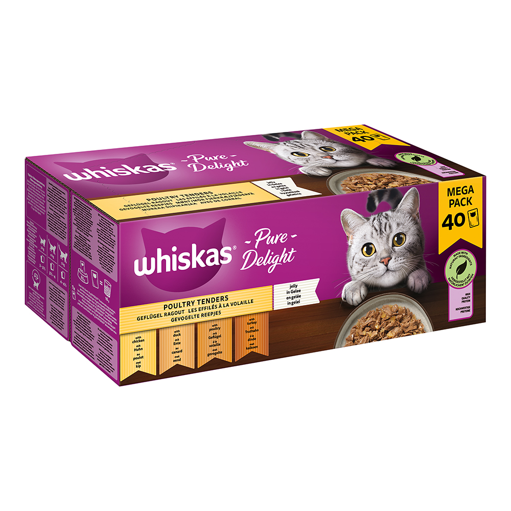 Whiskas Whiskas Pure Delight Multipack Geflügel Ragout in Gelee ...
