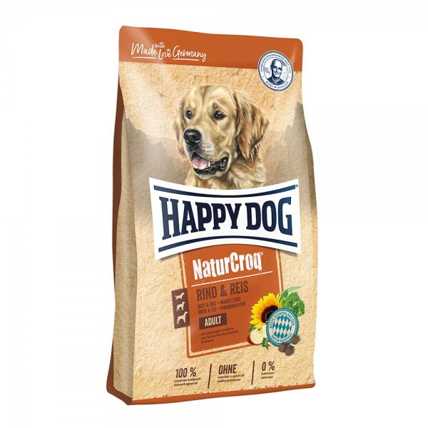 Happy Dog Natur-Croq Rind & Reis