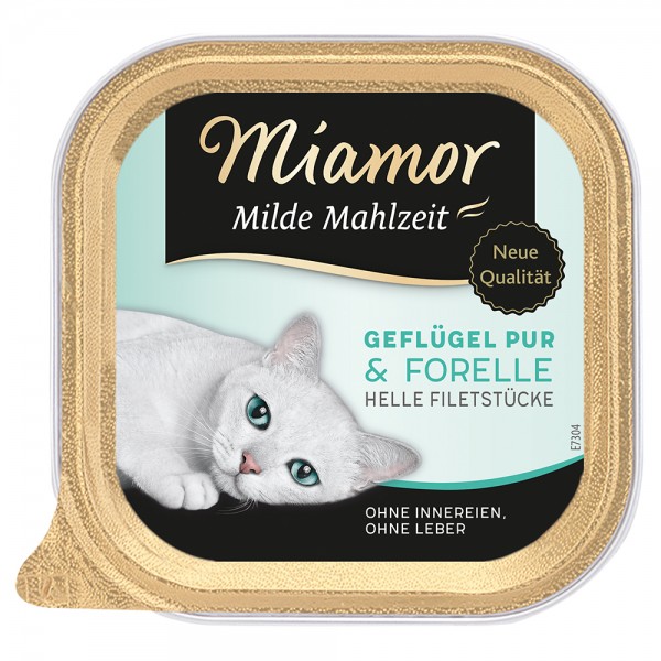 Miamor Milde Mahlzeit Geflügel & Forelle
