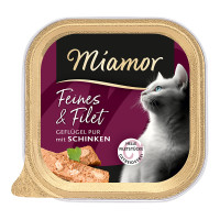 Miamor Feine Filets Geflügel Pur&Schinken Miamor Feine Filets Geflügel Pur&Schinken