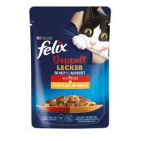 Felix So gut wie es aussieht - doppelt lecker mit Rind & Geflügel Felix So gut wie es aussieht - doppelt lecker mit Rind & Geflügel