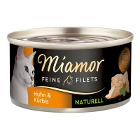 Miamor Feine Filets naturelle in Fleischsaft Huhn & Kürbis Miamor Feine Filets naturelle in Fleischsaft Huhn & Kürbis