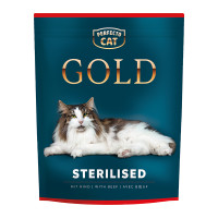 Perfecto Cat Gold No.1 Sterilised mit Rind Perfecto Cat Gold No.1 Sterilised mit Rind
