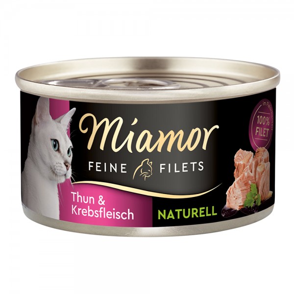 Miamor Feine Filets naturelle in Fleischsaft Thunfisch & Krebsfleisch