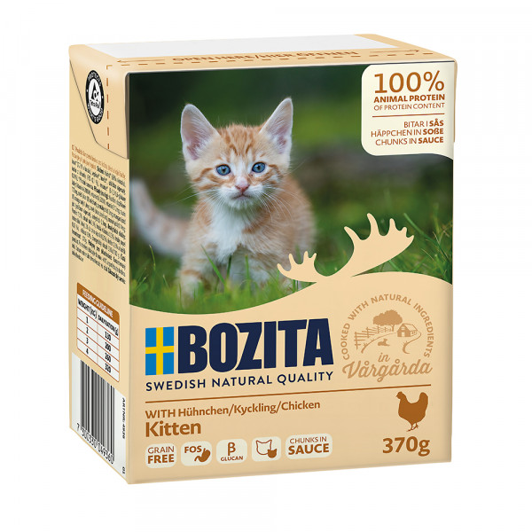 Bozita Häppchen in Sauce mit Hühnchen für Kitten