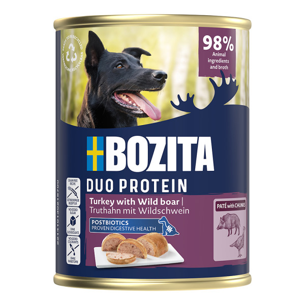 Bozita Dog Pate Pute mit Wildschwein