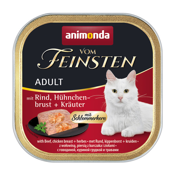 Animonda Vom Feinsten mit Rind, Hühnchenbrust + Kräutern