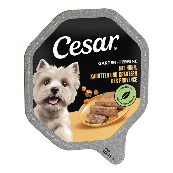Cesar Garten-Terrine Huhn & Karotte in Gelee