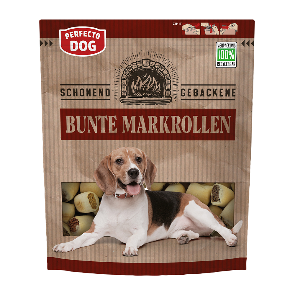 Perfecto Dog Bunte Markrollen | Snacks | Hundefutter | Hund | Sortiment ...