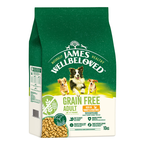 James Wellbeloved Grain Free Reich an Truthahn & Gemüse