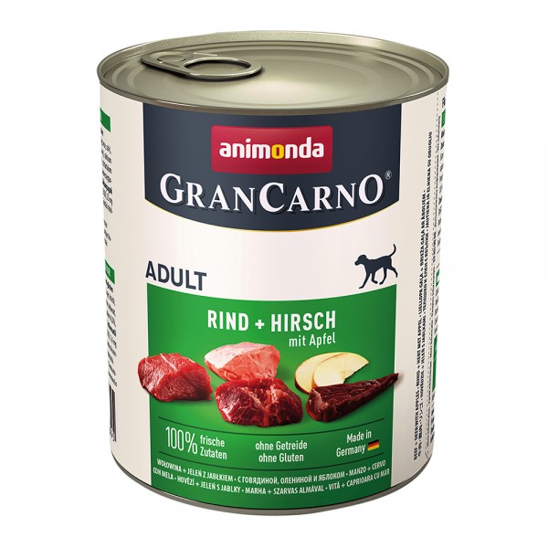 Animonda Gran Carno Original Adult mit Rind + Hirsch mit Apfel
