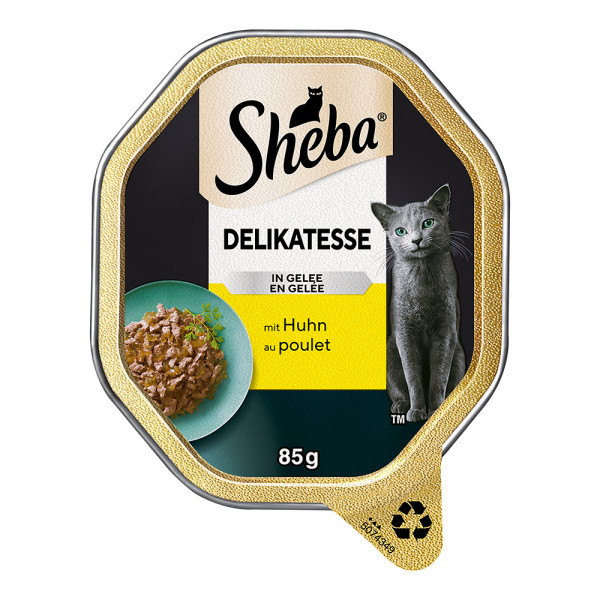 Sheba Delikatesse Gelee Huhn-Geschnetzeltes