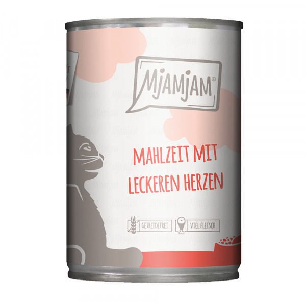 MjAMjAM Mahlzeit mit leckeren Herzen