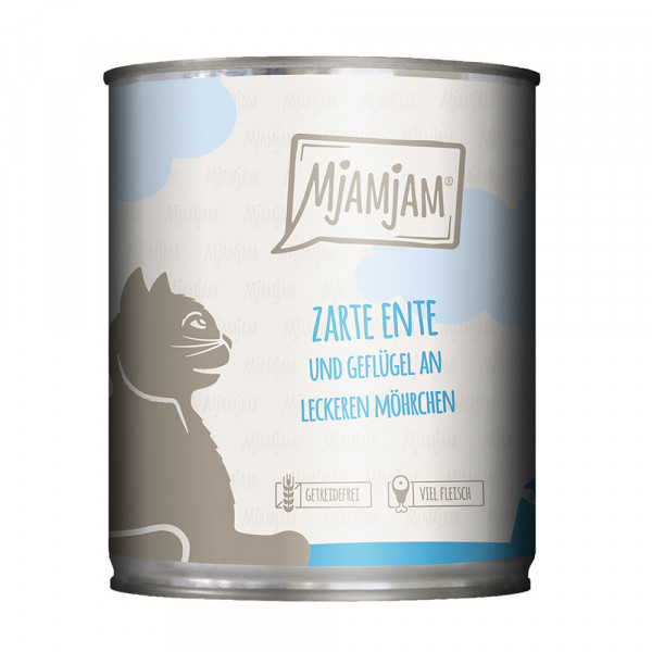 MjAMjAM zarte Ente & Geflügel an leckeren Möhrchen