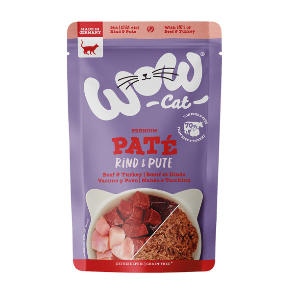 WOW CAT Adult Rind & Pute