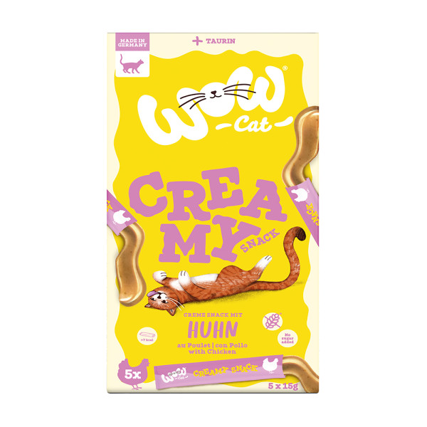 WOW CAT Creamy Snack Huhn