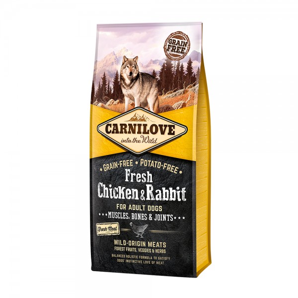 Carnilove Dog Adult Fresh Chicken & Rabbit