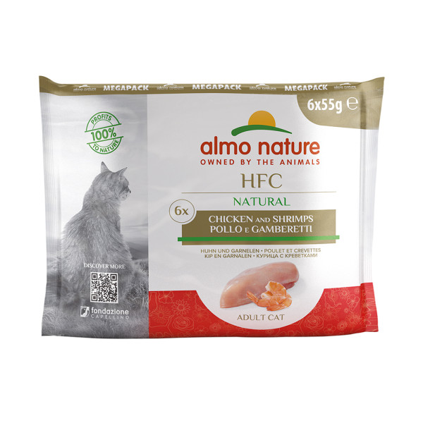 Almo Nature HFC Natural Huhn und Garnelen Megapack