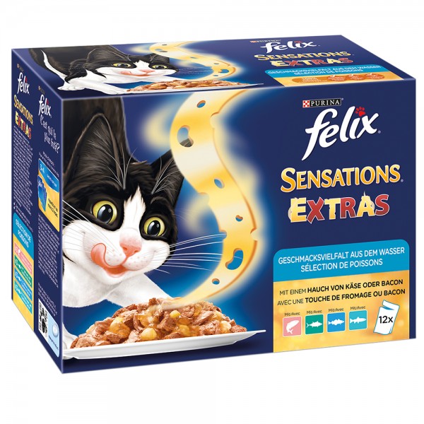 Felix Sensations Extras Geschmacksvielfalt aus dem Wasser